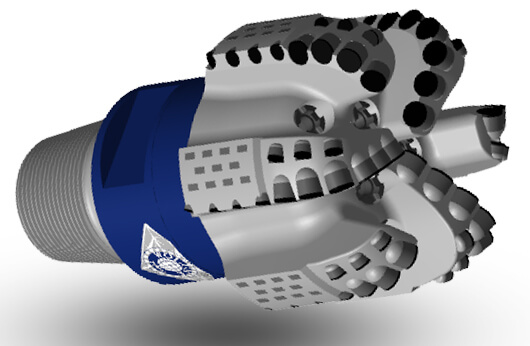 PDC-drill-bit-matrix-body-8-1-2in-IADC-M423