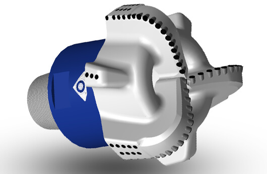 reverse circulation PDC drill bit17_1_2in444.5mm_IADC_S223_wolfni