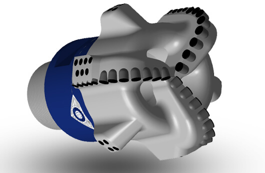 reverse circulation PDC drill bit12_1_4in311.15mm_IADC_S223_wolfni